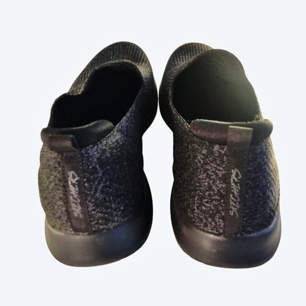 Skechers Charcoal Gray Slip-On Sneakers Sz 8.5 - Picture 4 of 7